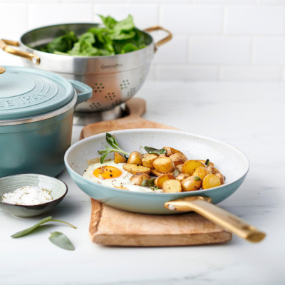 Сотейник з кришкою GreenPan Padova, 28 см з керамічним покриттям (CC002827-001)