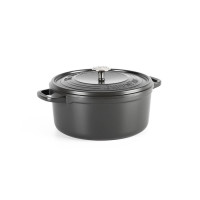 Кастрюля с крышкой GreenPan Featherweights, 26 см, 5,3 л с керамическим покрытием, черный (CC004829-001)