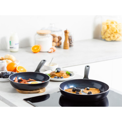 Набір сковорідок GreenPan Torino, 24+28 см з керамічним покриттям (CC001696-001)