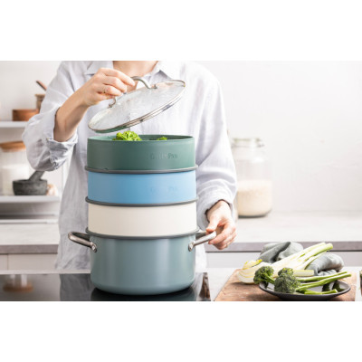 Вставка-пароварка GreenPan Steam, 24 см, кремовий (CC006628-001)