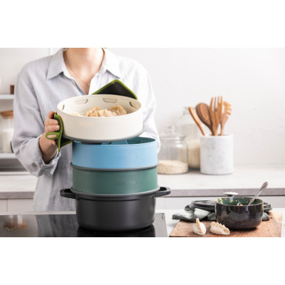 Вставка-пароварка GreenPan Steam, 24 см, кремовий (CC006628-001)