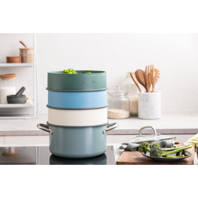 Вставка-пароварка GreenPan Steam, 24 см, кремовий (CC006628-001)