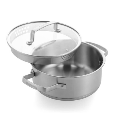 Каструля з кришкою GreenPan Chef's Collection, 18 см, 2 л (CC007729-001)