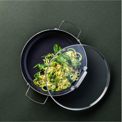 Сотейник з кришкою GreenPan Chef's Collection 28 см, 3,5 л, з керамічним покриттям (CC007736-001)