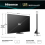Телевизор Hisense MiniLED 55" 55U8Q