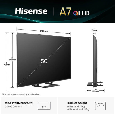Телевизор Hisense QLED 50A7Q