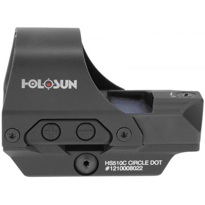 Коллиматорный прицел Holosun HS510C 2MOA (red dot) с солнечной батареей