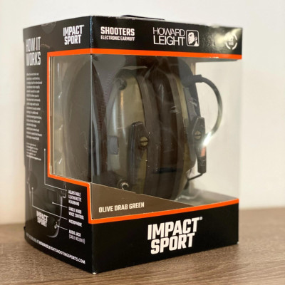Активні захисні навушники Howard Leight Impact Sport R-01526 Olive