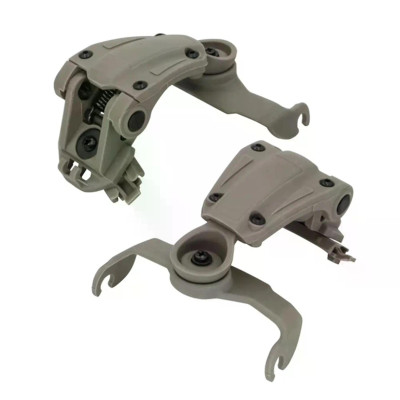 Крепление адаптер Чебурашка на каску шлем для наушников Howard (TAN)