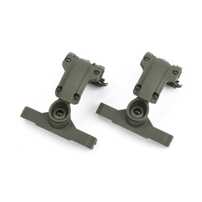 Крепление адаптер Чебурашка на каску шлем для наушников Sordin (Olive)