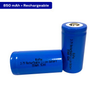 Аккумулятор литиевый CR123A/16340 емкостью 850mAh 3.7V Lithium