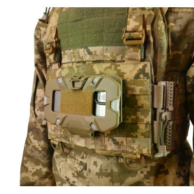 Тактический держатель/крепление, чехол/холдер для мобильного телефона на систему Molle TAN