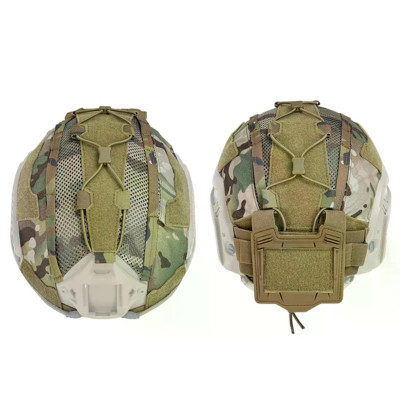 Кавер-чохол на шолом FAST IdoGear L (Multicam) з підсумком для акб