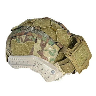 Кавер-чохол на шолом FAST IdoGear XL (Multicam) з підсумком для акб