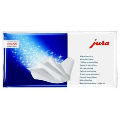 Cалфетка JURA з мікрофібри білого кольору (69457)