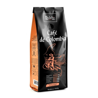 Кава в зернах DeJaVu Cafe de Colombia 1кг