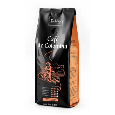 Кава в зернах DeJaVu Cafe de Colombia 1кг