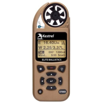 Метеостанция Kestrel 5700X Elite Applied Ballistics Bluetooth (TAN)