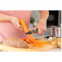 Овочечистка вертикальна KitchenAid Classic, 20 см, сірий (KHA112OHCHGG)