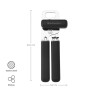 Відкривачка для банок і пляшок KitchenAid Classic, 20 см, чорний (KHH199OHOBEG)