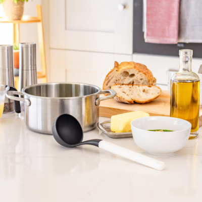 Ополоник KitchenAid Classic, 27 см, білий (KHA006OHPNG)