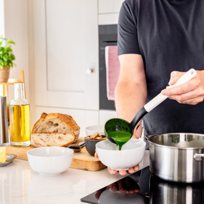 Ополоник KitchenAid Classic, 27 см, білий (KHA006OHPNG)