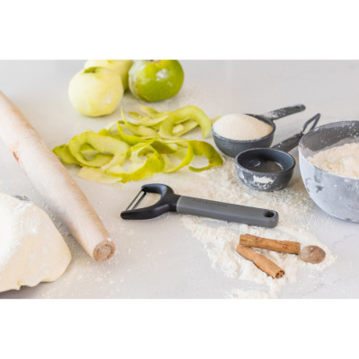 Овочечистка горизонтальна KitchenAid Classic, 18 см, сірий (KHA145OHCHGG)