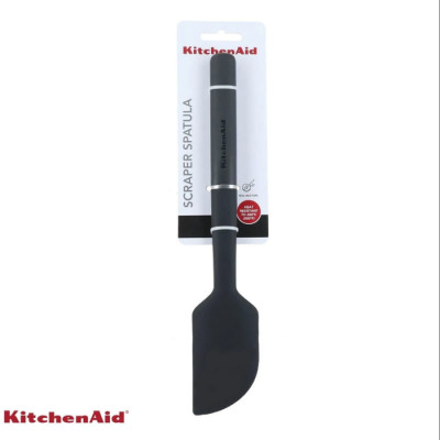 Лопатка для тіста KitchenAid Classic, 30 см, чорний (KHH031OHOBE)