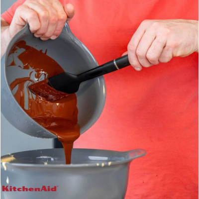 Лопатка для тіста KitchenAid Classic, 30 см, чорний (KHH031OHOBE)