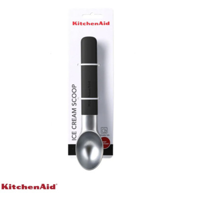 Ложка для морозива KitchenAid Classic, 21 см, чорний (KHH117OHOBEG)