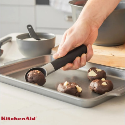 Ложка для морозива KitchenAid Classic, 21 см, чорний (KHH117OHOBEG)