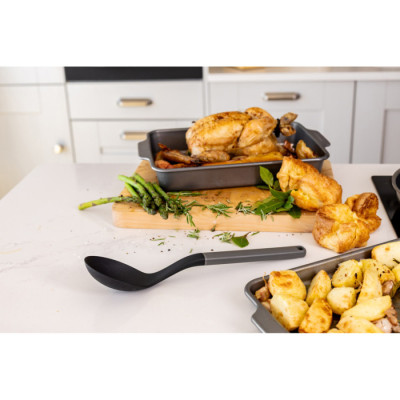 Ложка для сервіровки KitchenAid Classic, 34 см, сірий (KHA003OHCHGG)