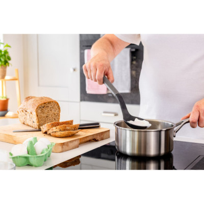 Ложка для сервіровки з прорізами KitchenAid Classic, 34 см, сірий (KHA004OHCHGG)