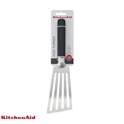 Лопатка з прорізами KitchenAid Classic, 32 см, чорний (KHH024OHOBEG)