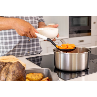 Ложка для сервіровки з прорізами KitchenAid Classic, 34 см, білий (KHA004OHPNG)
