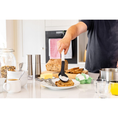 Ложка для сервіровки з прорізами KitchenAid Classic, 34 см, білий (KHA004OHPNG)