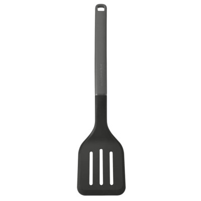Лопатка з прорізами KitchenAid Classic, 34 см, сірий (KHA002OHCHGG)
