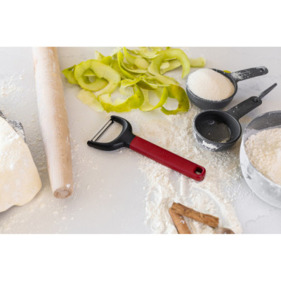Овочечистка горизонтальна KitchenAid Classic, 18 см, червоний (KHA145OHEREG)