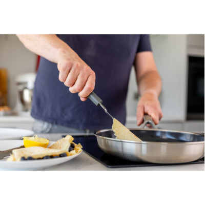 Лопатка з прорізами KitchenAid Classic, 36 см, сірий (KHA024OHCHGG)