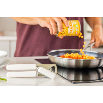 Відкривачка для банок і пляшок KitchenAid Classic, 20 см, білий (KHA199OHPNG)