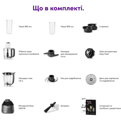 Блендер Nutribullet NBF580B TRIPPREPSYST