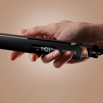 Випрямляч для волосся Polaris PHS 3111 Чорний/Рожеве золото