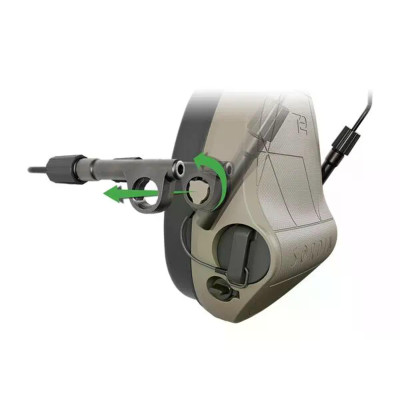 Система заднего крепления Sordin Supreme T2/X2 BT на шлем