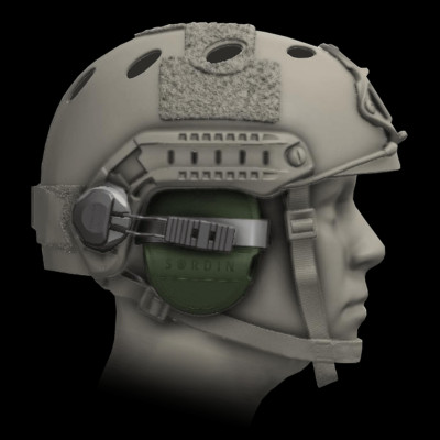 Активні навушники Sordin Supreme T2 Rear ARC Rails Green (303006-31P)