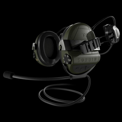 Активні навушники Sordin Supreme T2 Rear ARC Rails Green (303006-31P)