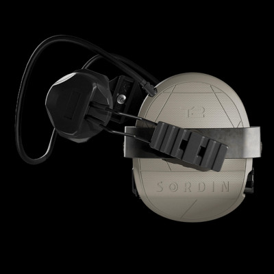 Активные наушники Sordin Supreme T2 Rear ARC Rails Tan (303005-31P)