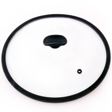 Кришка скляна з силіконовим обідком TVS 20 см (9465120003D401)