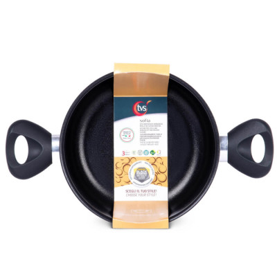 Каструля без кришки TVS Sofia 20 см, жовта