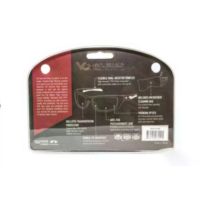 Захисні окуляри Venture Gear Tactical Howitzer Tan (bronze) Anti-Fog, коричневі в пісочній оправі