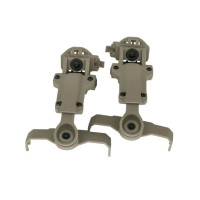 Крепление адаптер Чебурашка на каску шлем для наушников Sordin (TAN)